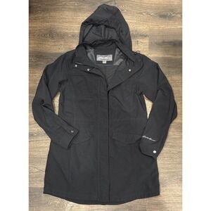 Eddie Bauer Jacket Adventure Hiking Parka Black women's size Medium